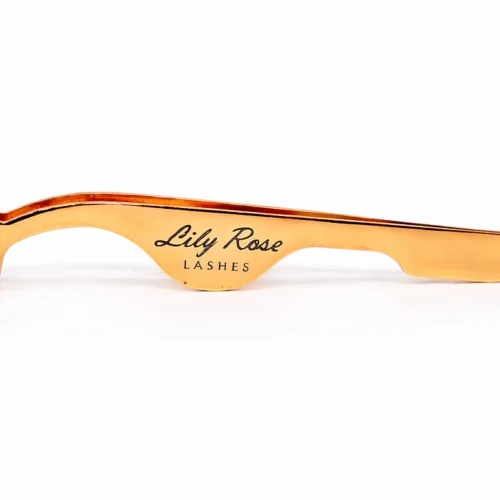 Gold Rose Eyelash Tweezers